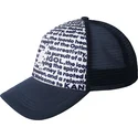 trucker-kappe-marineblau-fine-print-von-kangol