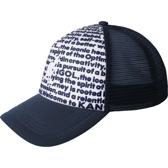 Trucker-Kappe marineblau Fine Print von Kangol