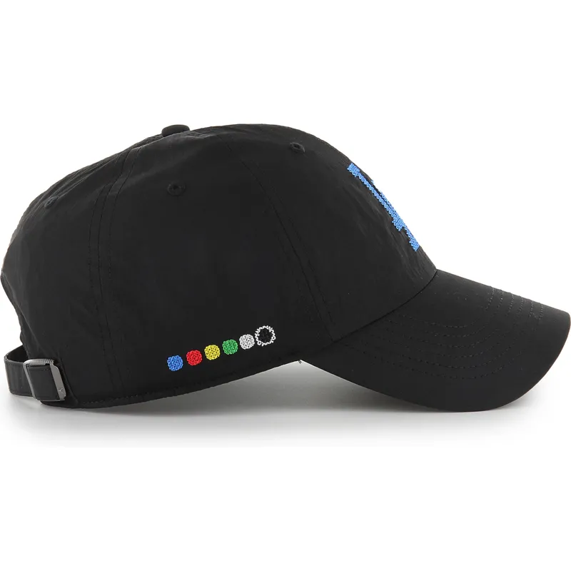 schwarze-verstellbare-curved-cap-clean-up-eight-bit-hero-der-los-angeles-dodgers-mlb-von-47-brand