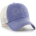 trucker-cap-blau-clean-up-trailer-script-mesh-der-los-angeles-dodgers-mlb-von-47-brand