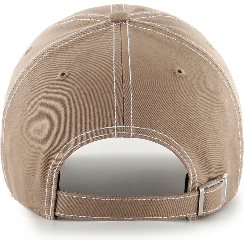 braune-gebogene-verstellbare-kappe-clean-up-contrast-stitch-der-new-york-yankees-mlb-von-47-brand