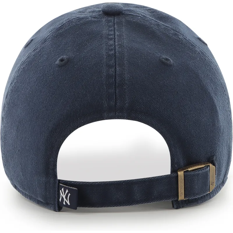 mutzen-gebogen-marineblau-verstellbares-band-clean-up-der-new-york-yankees-mlb-von-47-brand