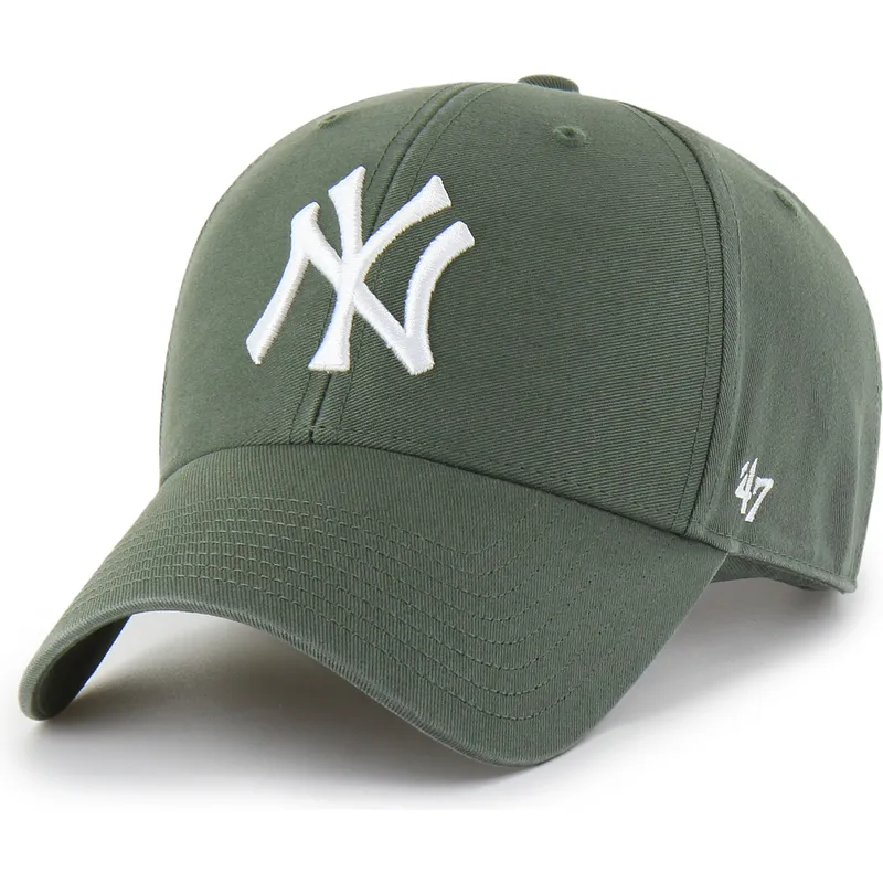 grune-verstellbare-gebogene-kappe-mvp-legend-der-new-york-yankees-mlb-von-47-brand