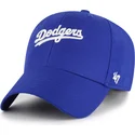 blaue-verstellbare-gebogene-kappe-mvp-ballpark-script-shot-der-los-angeles-dodgers-mlb-von-47-brand