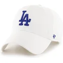 gorra-curva-blanca-ajustable-con-logo-azul-clean-up-de-los-angeles-dodgers-mlb-de-47-brand