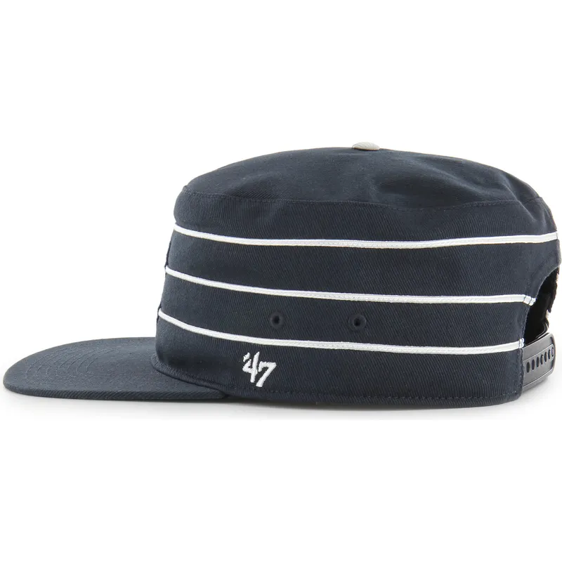dunkelblaue-flache-snapback-kappe-pillbox-golden-age-von-new-york-yankees-mlb-von-47-brand