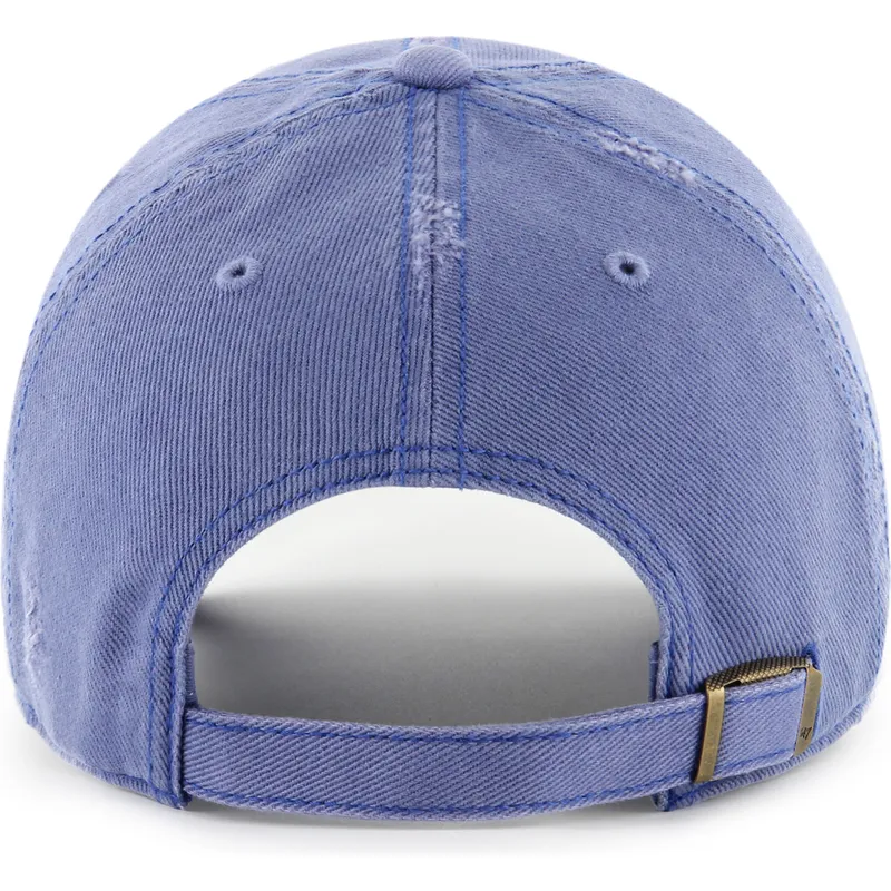 blaue-verstellbare-gebogene-clean-up-weathered-thrift-kappe-der-los-angeles-dodgers-mlb-von-47-brand