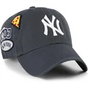 marineblaue-verstellbare-curved-cap-clean-up-badges-vintage-der-new-york-yankees-mlb-von-47-brand