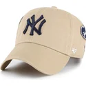khaki-gebogene-verstellbare-kappe-clean-up-badges-der-new-york-yankees-mlb-von-47-brand