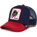 trucker-cap-marineblau-und-rot-stier-raging-bull-fab-farm-von-goorin-bros