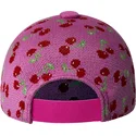 rosa-verstellbare-gebogene-kappe-cherry-spacecap-von-kangol