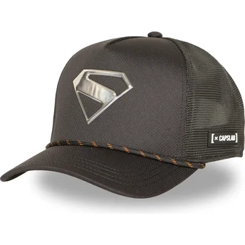 Schwarze Trucker-Cap Superman DC12 PCTHOLOB DC Comics von Capslab