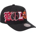 schwarze-gebogene-snapback-kappe-hyper-type-pro-der-chicago-bulls-nba-von-mitchell-ness