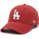 rote-verstellbare-gebogene-kappe-archive-der-los-angeles-dodgers-mlb-von-american-needle