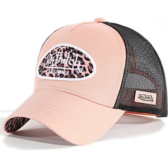 Trucker-Cap rosa und Leopard LOLE von Von Dutch
