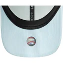 blaue-verstellbare-curved-cap-9twenty-seersucker-der-los-angeles-dodgers-mlb-von-new-era
