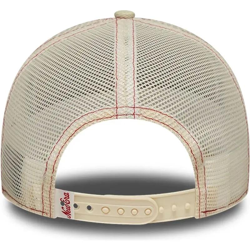 gorra-trucker-beige-para-mujer-9forty-m-crown-a-frame-de-new-era