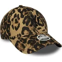 verstellbare-damen-kappe-mit-leopardenmuster-und-schwarzem-logo-9twenty-leopard-der-new-york-yankees-mlb-von-new-era