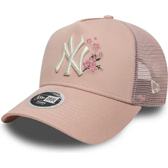 Damen Trucker Cap rosa 9FORTY A Frame Floral New York...