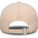 rosafarbene-verstellbare-curved-cap-mit-rosa-logo-fur-damen-9forty-mini-cord-der-los-angeles-dodgers-mlb-von-new-era
