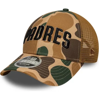 Trucker-Cap Camouflage 9FORTY M-Crown Wordmark San Diego Padres MLB von New Era