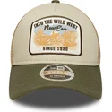 beige-und-grune-trucker-kappe-9forty-m-crown-a-frame-von-new-era