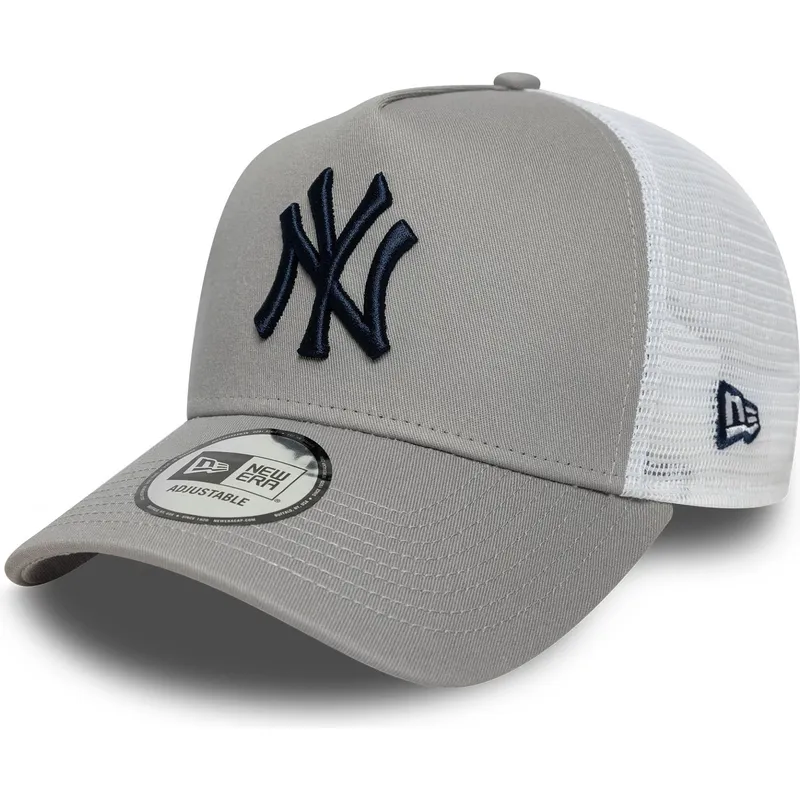 gorra-trucker-gris-a-frame-side-patch-de-new-york-yankees-mlb-de-new-era