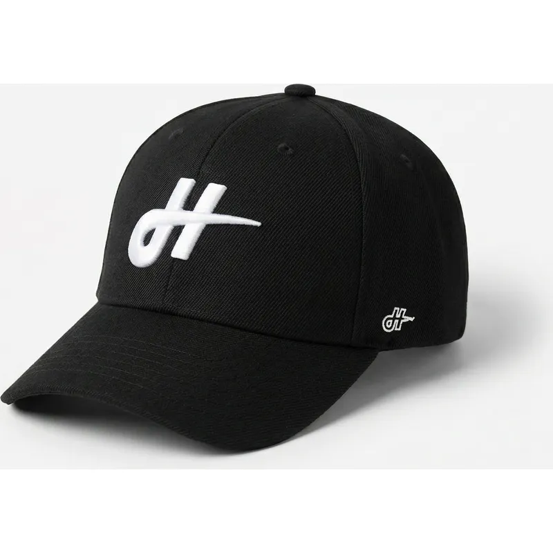 schwarze-verstellbare-curved-cap-merch-merchandising-the-90s-von-homenage