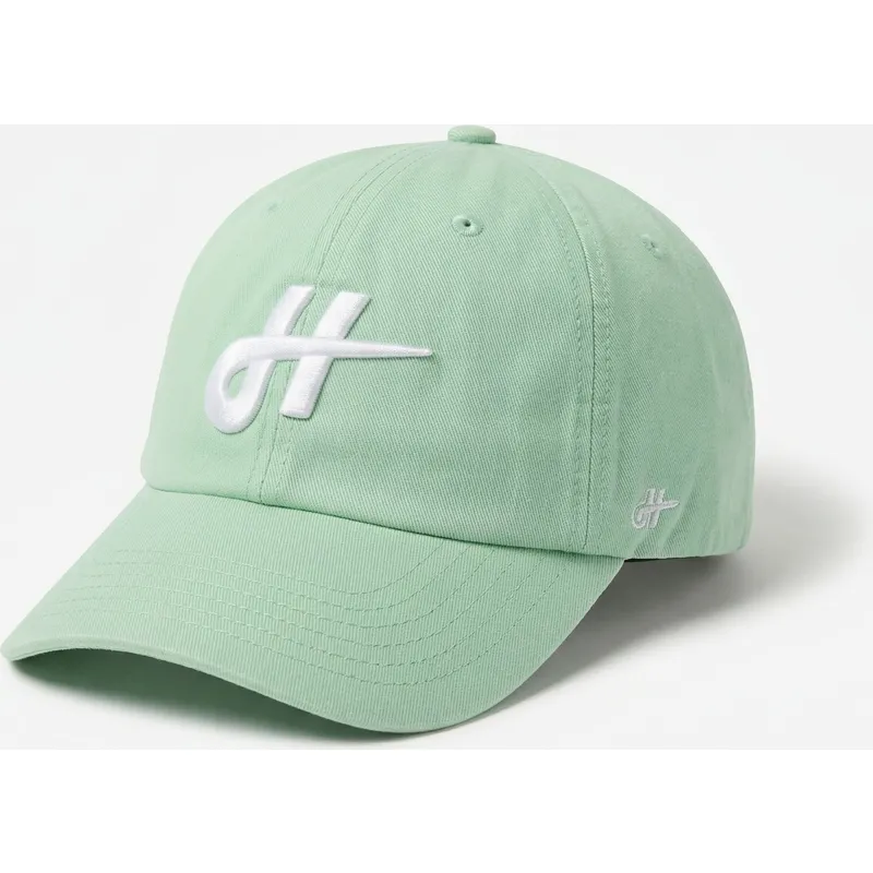 hellgrune-verstellbare-curved-cap-merch-merchandising-the-90s-von-homenage