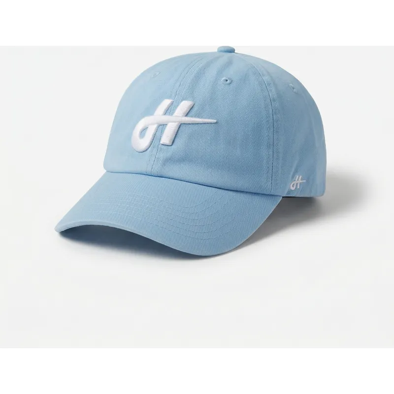 hellblaue-verstellbare-curved-cap-merch-merchandising-the-90s-von-homenage