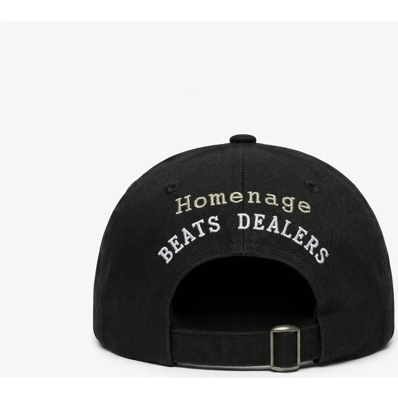 schwarze-verstellbare-curved-cap-records-music-shapes-identity-the-90s-von-homenage