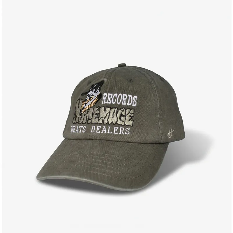 dunkelgraue-verstellbare-curved-cap-records-music-shapes-identity-the-90s-von-homenage