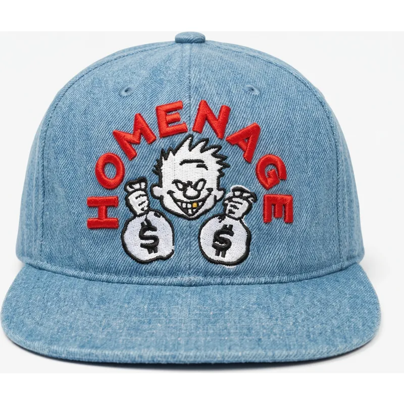gorra-plana-azul-snapback-denim-money-music-shapes-identity-the-snap-de-homenage