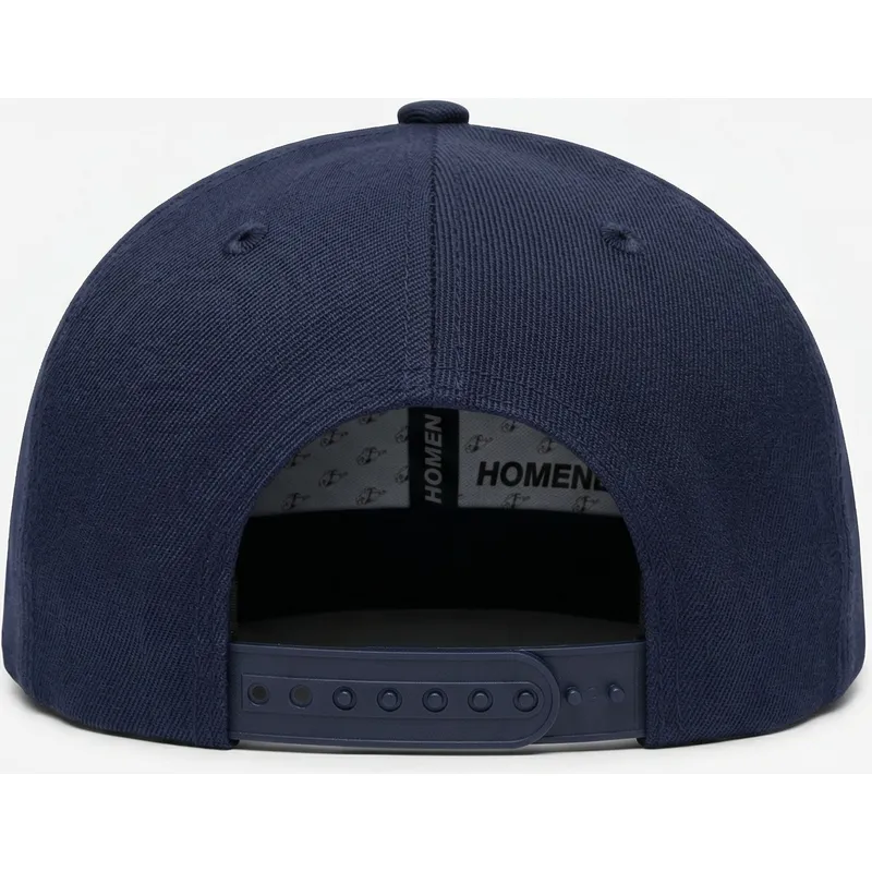 flache-marineblau-snapback-kappe-game-sport-the-snap-von-homenage