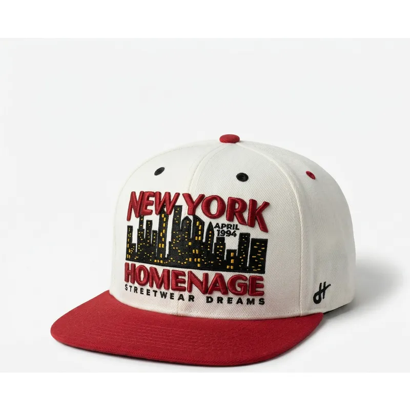 flache-beige-und-rote-snapback-kappe-nysky-skylines-the-snap-von-homenage