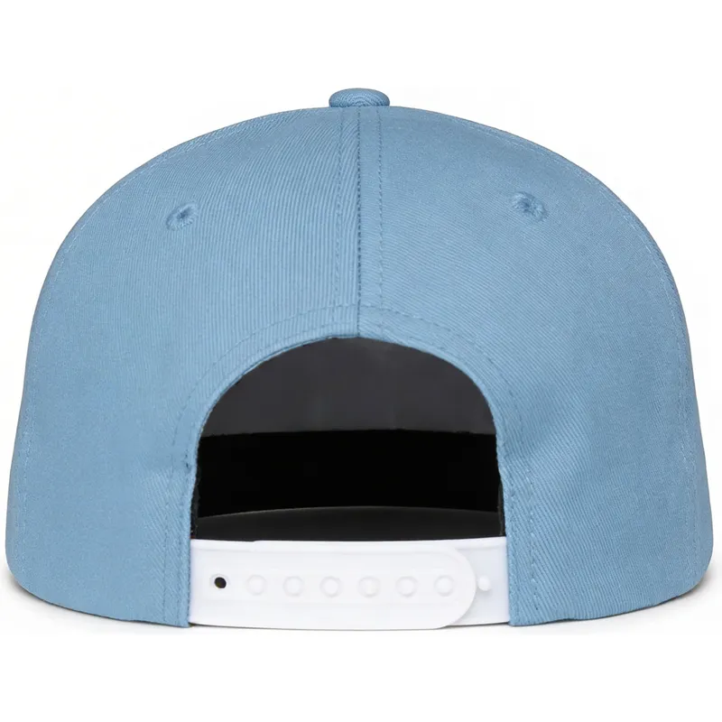 blaue-gebogene-snapback-kappe-lasky-skylines-the-retro-von-homenage
