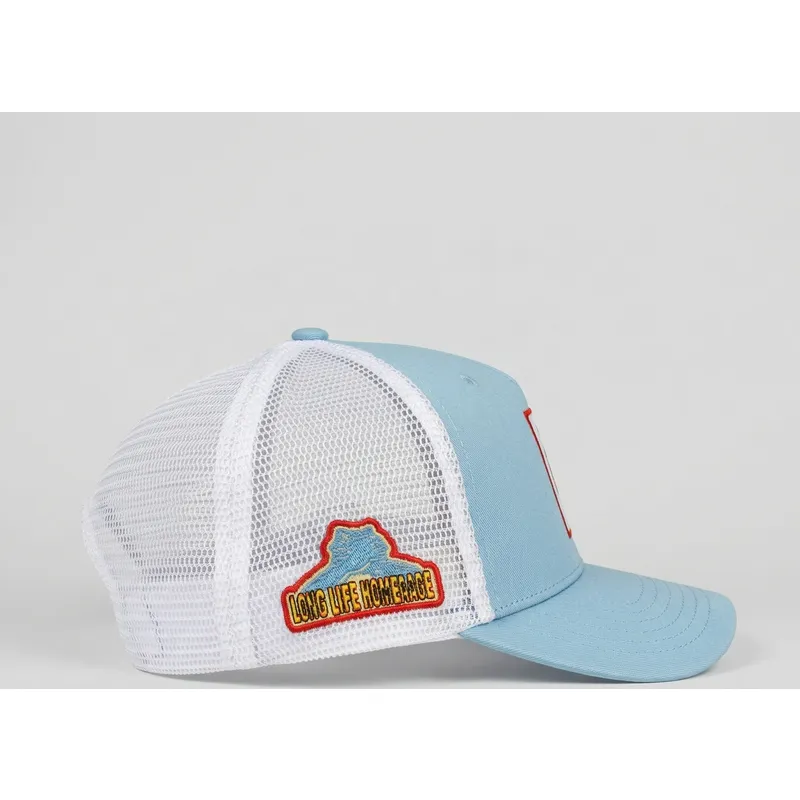 hellblaue-trucker-kappe-childhood-fun-the-trucker-von-homenage