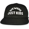 schwarze-gebogene-snapback-kappe-just-kids-outline-the-retro-von-homenage