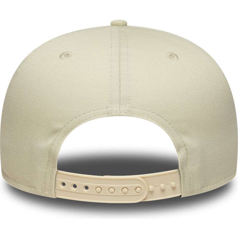 beige-snapback-flatcap-mit-rosa-logo-9fifty-original-fit-world-series-patch-der-los-angeles-dodgers-mlb-von-new-era