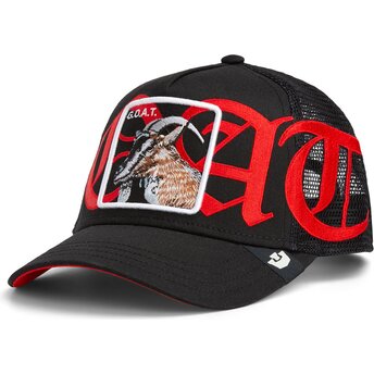 Trucker Cap schwarz Ziege Old English Goat The Farm von Goorin Bros.