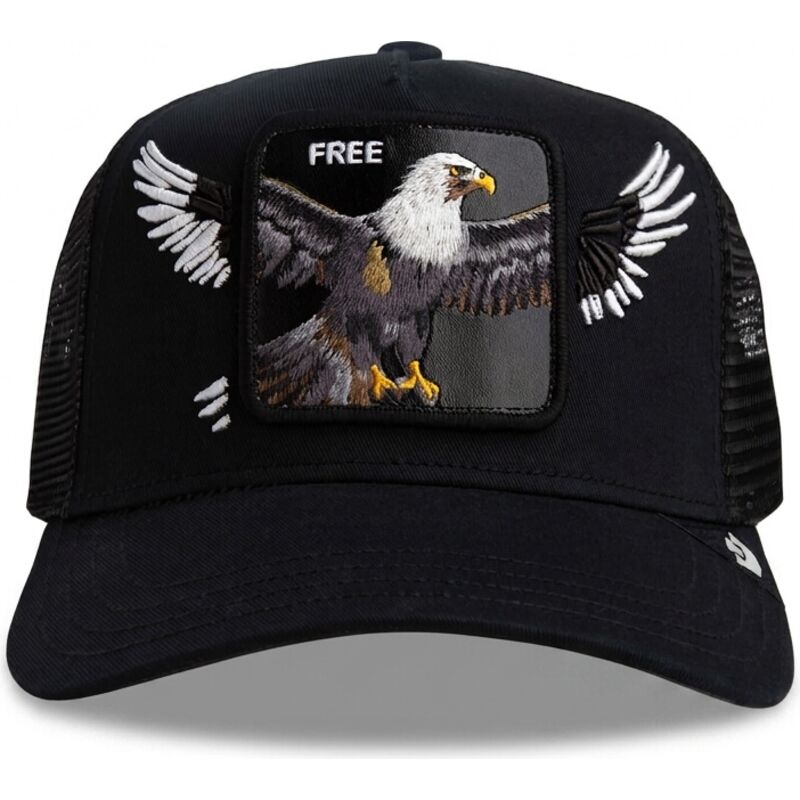 schwarze-trucker-kappe-adler-wings-free-the-farm-von-goorin-bros