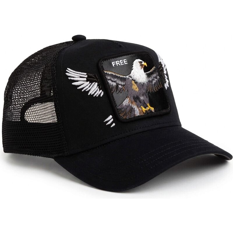 schwarze-trucker-kappe-adler-wings-free-the-farm-von-goorin-bros