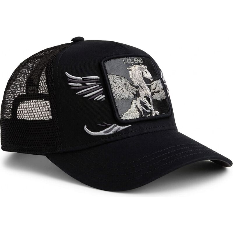 gorra-trucker-negra-pegaso-wings-legend-the-farm-de-goorin-bros