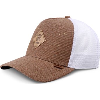 Trucker-Cap braun und schwarz HFT JerseySpots von Djinns