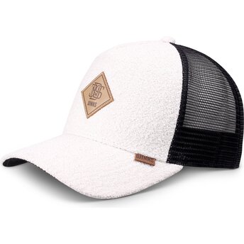 Trucker-Cap beige und schwarz HFT KnobFab von Djinns