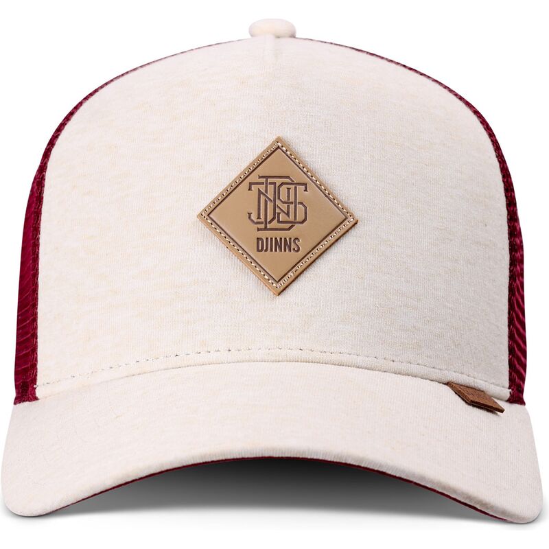 beige-und-rote-trucker-kappe-hft-colourmelange-von-djinns