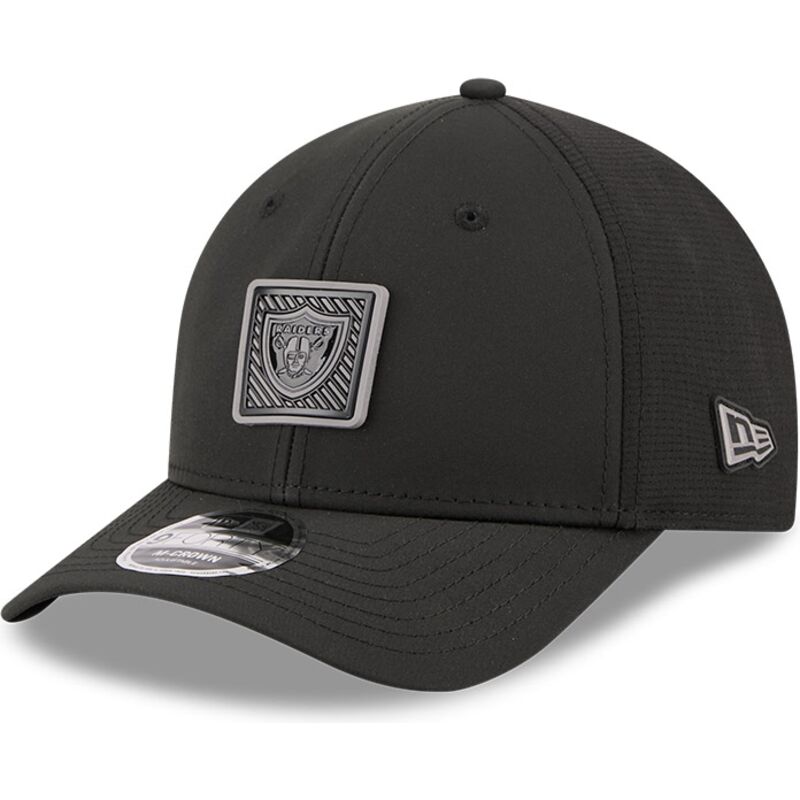schwarze-gebogene-snapback-kappe-9forty-m-crown-training-pack-2026-der-las-vegas-raiders-nfl-von-new-era