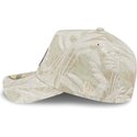 beige-gebogene-verstellbare-59forty-a-frame-leafy-palm-kappe-der-chicago-white-sox-mlb-von-new-era