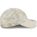 beige-gebogene-verstellbare-9twenty-leafy-palm-kappe-der-los-angeles-dodgers-mlb-von-new-era