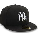 gorra-plana-negra-ajustada-59fifty-heart-icon-de-new-york-yankees-mlb-de-new-era